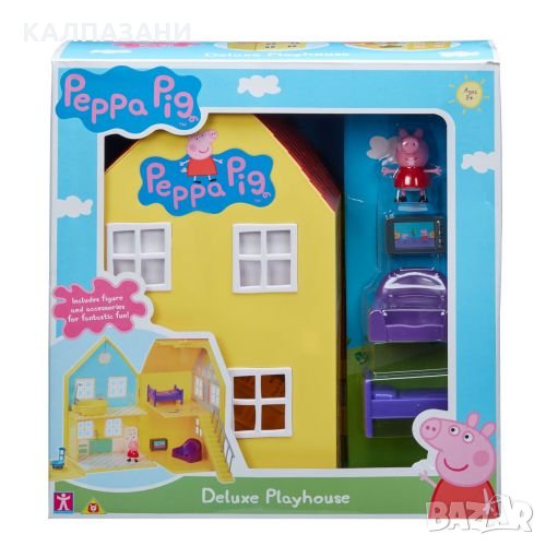 PEPPA PIG Къща DELUXE с Фигура и Обзавеждане 6865, снимка 1