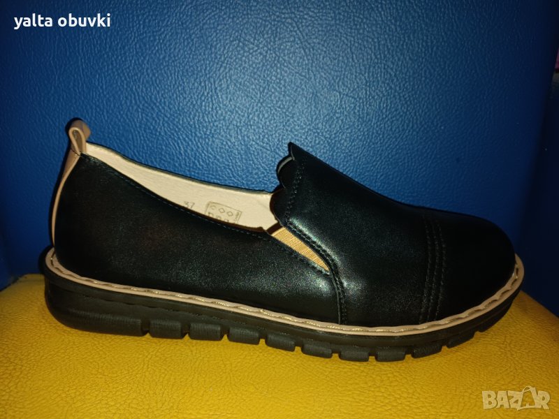 Дамски обувки PIAO DU 6025,черно/каки, снимка 1