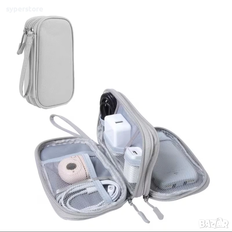 Органайзер за зарядно и аксесоари за телефон Digital One SP01143, Charge organaizer, калъв, снимка 1