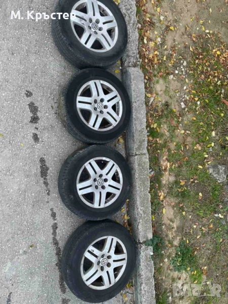Продавам 4 бр. джанти с летни гуми , снимка 1