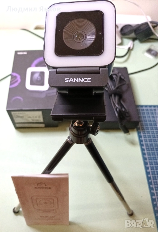 2K Webcam SANNCE W400 – автофокус, 2 микрофона, снимка 1