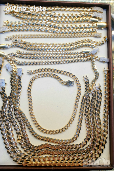 Мъжки златни гривни и синджири- 14К , снимка 1