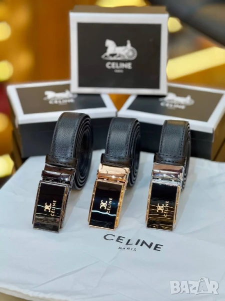 колани от естествена кожа в кутия guess prada louis vuitton ysl saint laurent celine , снимка 1