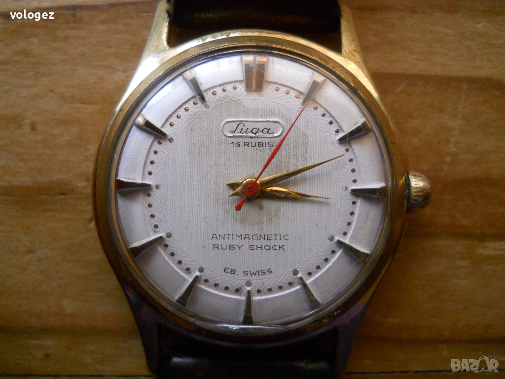 Мъжки позлатени работещи ръчни часовници  , снимка 1