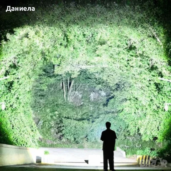 Светодиоден фенер Smiling Shark YM-G600 с телескопично увеличение и PowerBank функция, снимка 1