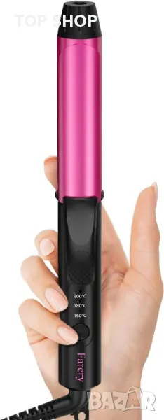 FARERY Керамична мини маша за къдрене с кератин и арган, 25 мм, снимка 1