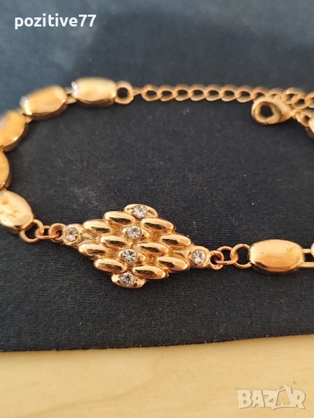 Уникална Златна Гривна 24к, снимка 1