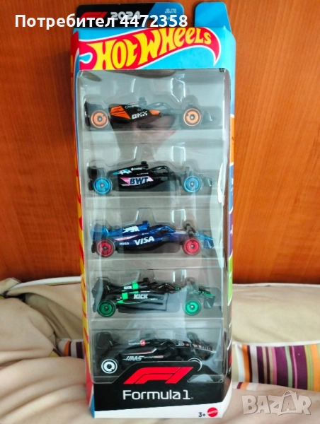 Формула 1 сет хот уилс F1 hot wheels five pack, снимка 1