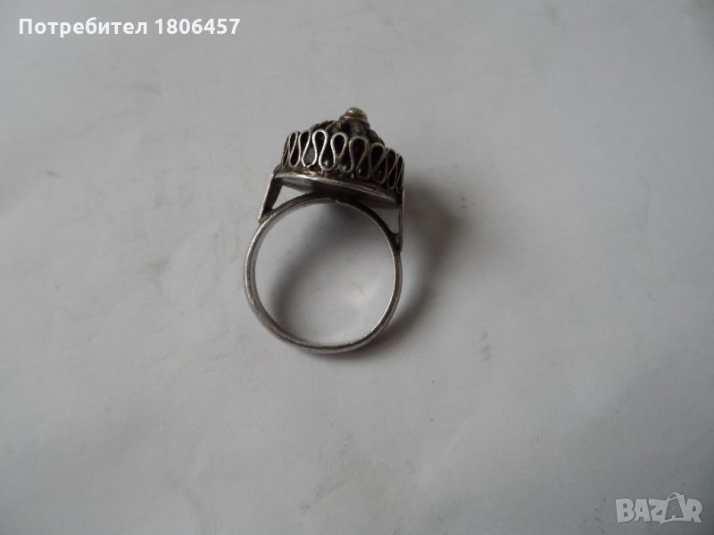 стар сребърен пръстен, снимка 1