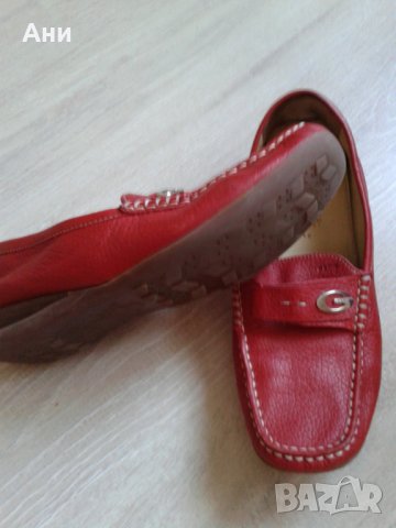 Червени мокасини Geox, снимка 4 - Дамски ежедневни обувки - 29922396