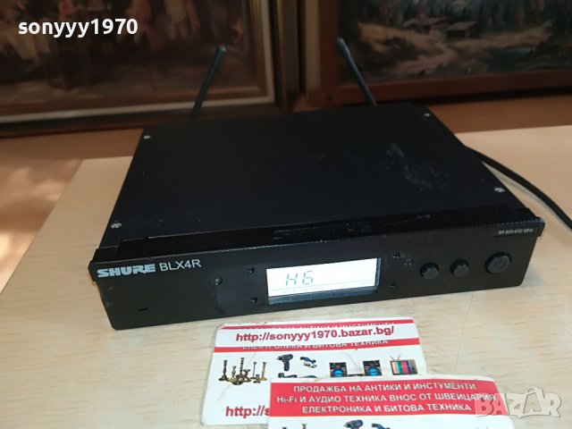 🔥SHURE BLX4R S8 823-832MHz 0910221632, снимка 7 - Микрофони - 38272603