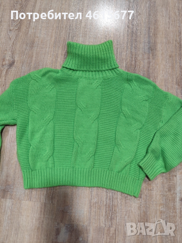 късо електриково пуловерче , снимка 5 - Блузи с дълъг ръкав и пуловери - 52002663