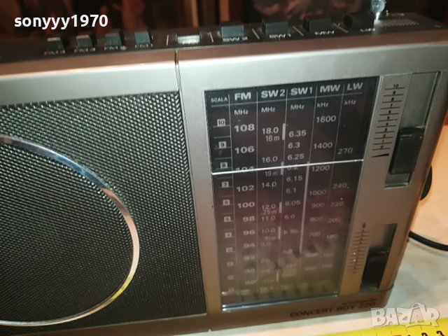 GRUNDIG CONCERT BOY220 ВНОС ГЕРМАНИЯ 3004231012, снимка 7 - Радиокасетофони, транзистори - 40533813