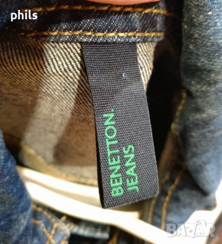 Дънково яке р.122 Beneton ..., снимка 4 - Детски якета и елеци - 45266163