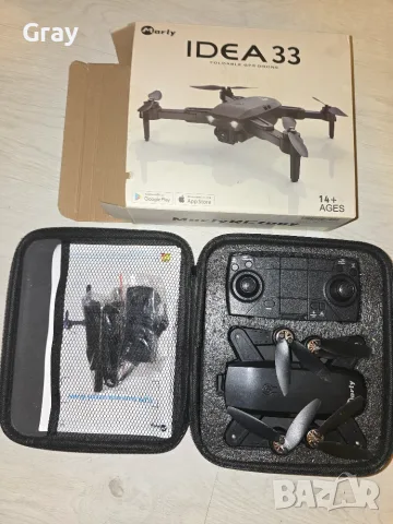 Дрон IDEA 33 сгъваем GPS квадрокоптер с 4K камера и безчеткови двигатели