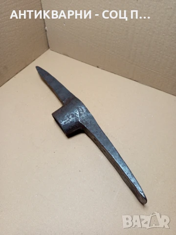 Соц Стара Ръчно Кована Кирка Тегло 2.9кг., снимка 6 - Антикварни и старинни предмети - 51184263