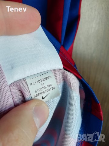 Barcelona Nike оригинална футболна тениска фланелка Барселона 2011/2012 , снимка 11 - Тениски - 37675470