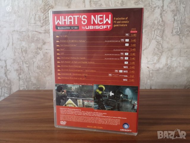 (DVD) What's New by UBISOFT volume 20 Game trailers, снимка 2 - Игри за PC - 40170070
