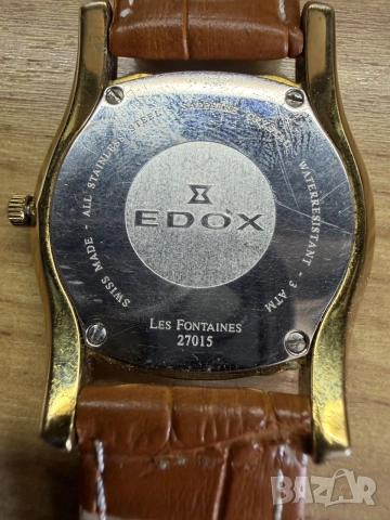  Edox Les Fontaines 27015 , снимка 3 - Мъжки - 55767875