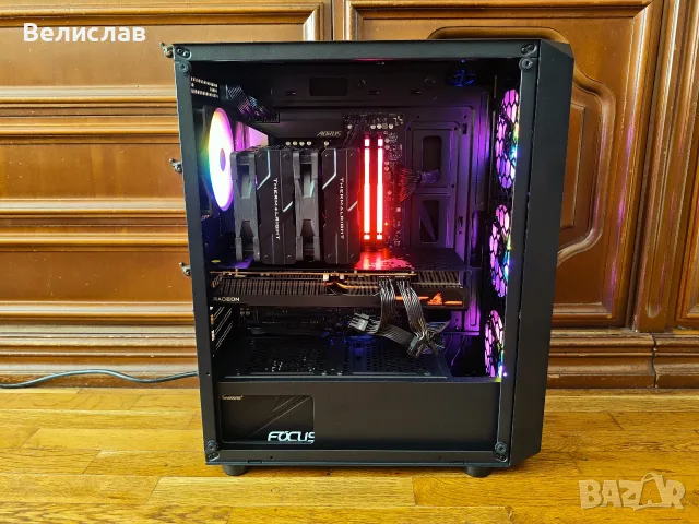 Gaming PC с Ryzen 7 7700X/ 32GB DDR5/ RX 6800 XT 16GB/ 512GB/ 850W, снимка 2 - Геймърски - 56116602