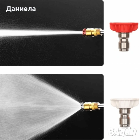 Акумулаторна водоструйка 48V – Пистолет за миене с LCD дисплей и 6 режима, снимка 6 - Други инструменти - 51200292