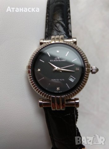 Klaus-Kobec Montre Noir - чисто нов английски дизайнерски часовник, снимка 3 - Дамски - 28307447