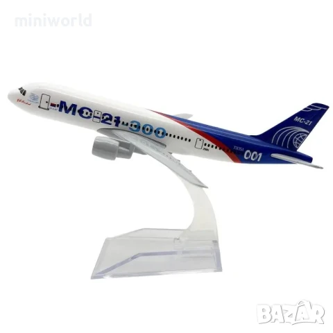 Новият Руски самолет MC-21-300 - мащаб 1:400 на Plane Diecast Aircraft моделът е нов в кутия