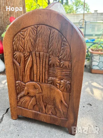 Поставка от тиково дърво , снимка 3 - Декорация за дома - 33294016