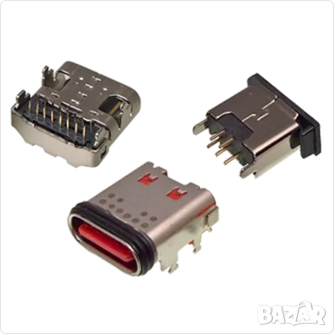 Букса конектор JBL Flip / Pulse / Charge / E3 , USB Female jack SMT connector