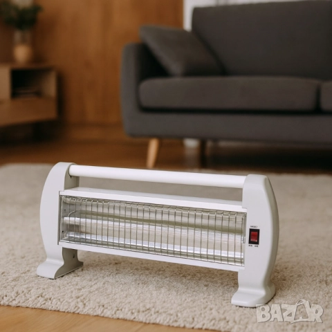 Кварцова отоплителна печка Rosberg – избор между 1000W и 1200W, снимка 5 - Друга електроника - 51852378