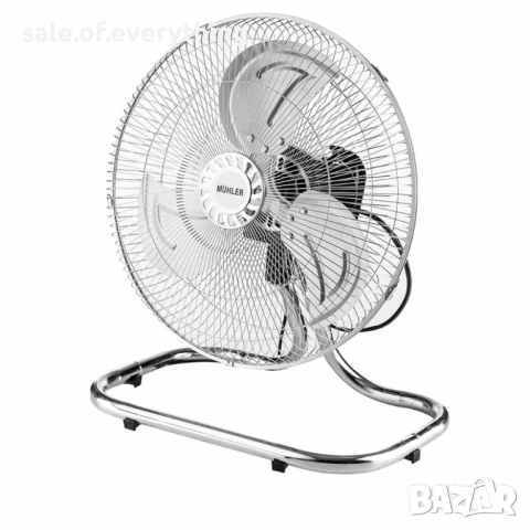 Вентилатор на стойка 16''Muhler FM-6136D 3in1, 50W, индустриален, на стойка, стена, под, снимка 2 - Други стоки за дома - 53984111