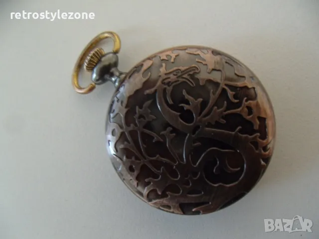 № 7977 джобен часовник   - кварцов механизъм  - работещ , снимка 4 - Други ценни предмети - 49764903