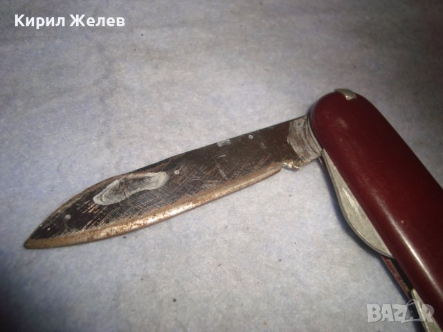 СТАРО ШВЕЙЦАРСКИ ТИП КОМБИНИРАНО ДЖОБНО НОЖЧЕ 31392, снимка 2 - Колекции - 38012329