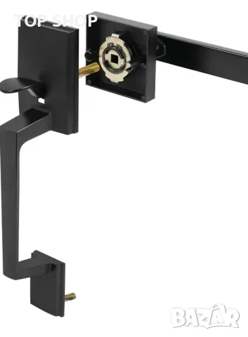 Дръжка на врата Winter Shore Черна за интериорни врати нова, снимка 2 - Врати за баня - 48930532