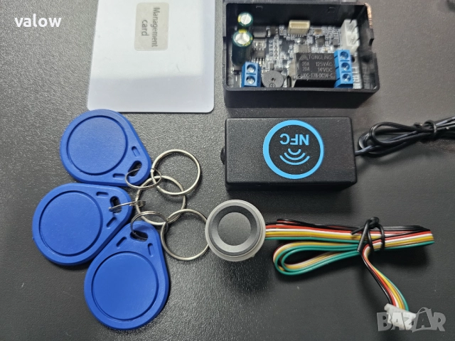 Система за контрол на достъп управление на бариери врати гараж биометрия карта чип NFC, снимка 3 - Друга електроника - 52508070