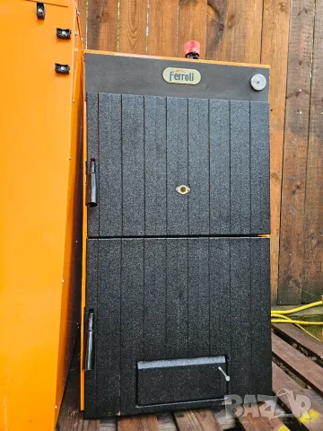 Котел Ferroli на дърва, въглища и пелети SFL4 33kW, снимка 8 - Отоплителни печки - 52174523