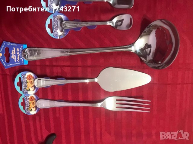 Черпак, лопатка за торта, вилица за месо, снимка 1