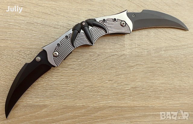 Сгъваем нож с 2 остриета, снимка 5 - Ножове - 35560915