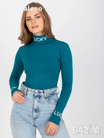 Дамска вталена блуза с надписи Yarina, 2цвята , снимка 10 - Блузи с дълъг ръкав и пуловери - 52372701