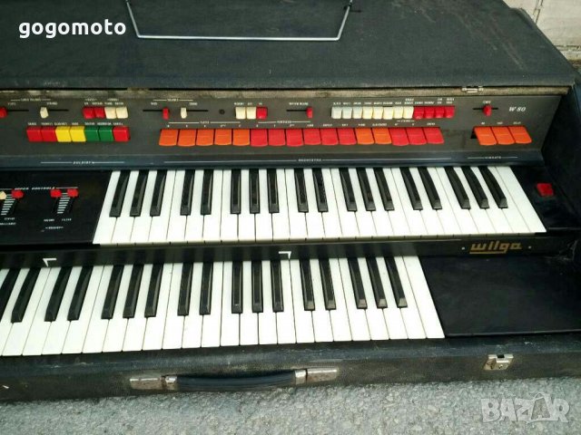 клавир, орган, пиано стар, ретро, винтидж професионален електронен синтезатор орган WILGA, ел. орган, снимка 8 - Пиана - 30150553