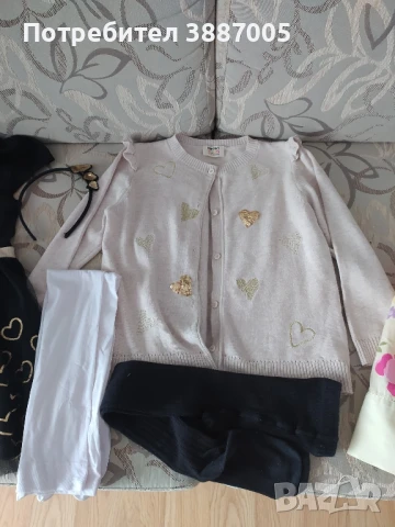 лот летни дрехи рокли жилетка 2бр.чорапогащи , снимка 3 - Детски комплекти - 50482688