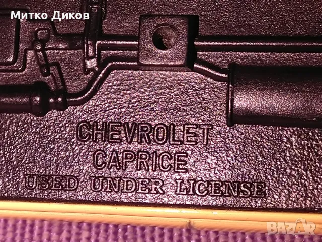 Chevrolet Caprice Welly Die Cast Taxi колекционерска количка маркова  1:64, снимка 8 - Колекции - 49306265