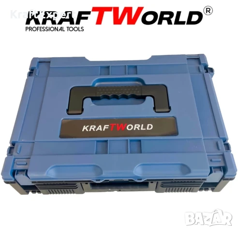 Комплект Акумулаторни Безчеткови Машини 4в1 от Kraftworld Ъглошлайф,Гайковерт,Винтоверт и Перфоратор, снимка 7 - Куфари с инструменти - 50488093