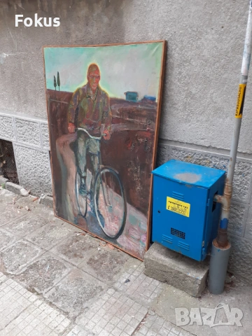 Огромна стара майсторска руска картина масло на платно, снимка 11 - Антикварни и старинни предмети - 53266846