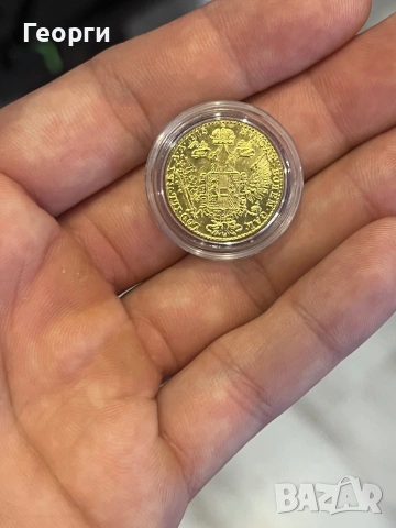 1 дукат Франц Йосиф 1915г, снимка 2 - Нумизматика и бонистика - 54262420