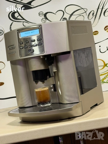 Кафемашина кафе автомат delonghi magnifica automatic с гаранция, снимка 6 - Кафемашини - 53015312