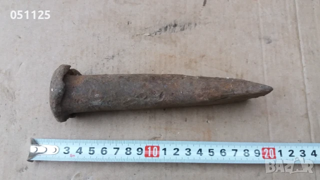 стар масивен клин, секач за трупи , снимка 6 - Антикварни и старинни предмети - 50596512