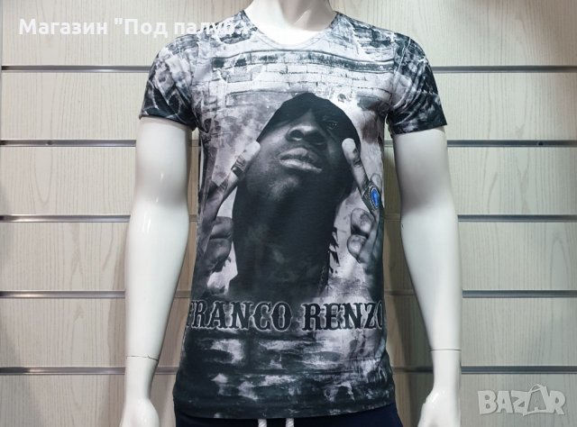 Нова мъжка музикална тениска 2pac, FRANCO RENZO, снимка 4 - Тениски - 28296323