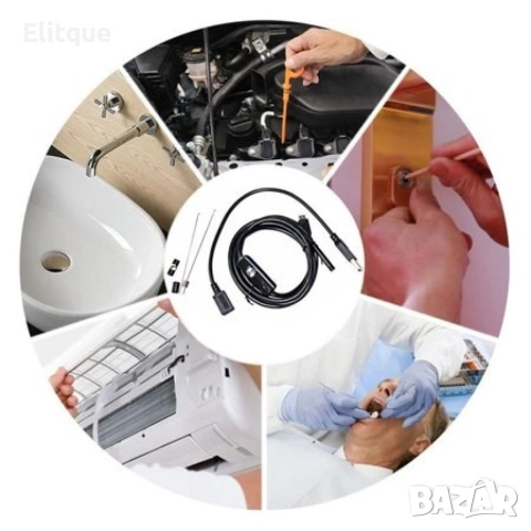 Камера ендоскоп за телефон 10 М, снимка 5 - Друга електроника - 53127623