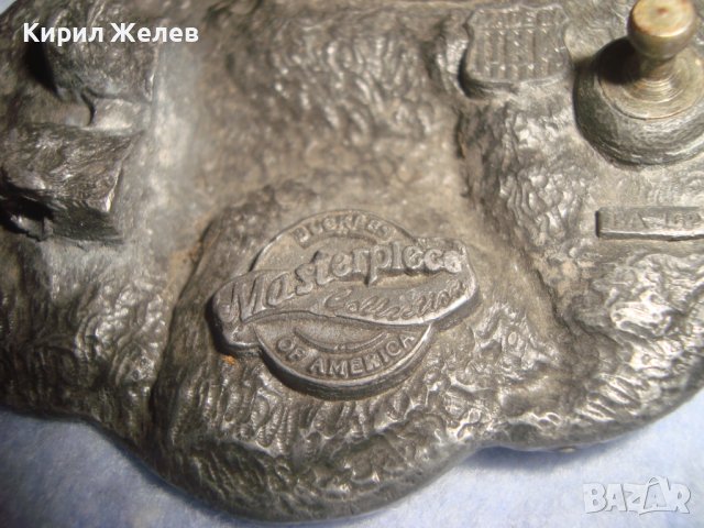 Buckles of Americа Rocklin CA MADE in USA МАРКОВА МАСИВНА ТЕЖКА ТОКА от КОЛАН САЩ Стара 31384, снимка 6 - Колекции - 38014161